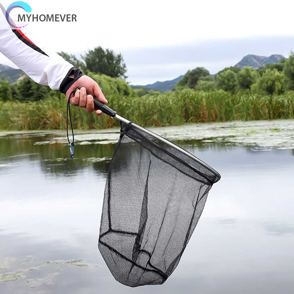 Lưới Bắt Cá 50cm Bằng Hợp Kim Nhôm Có Thể Gập Lại