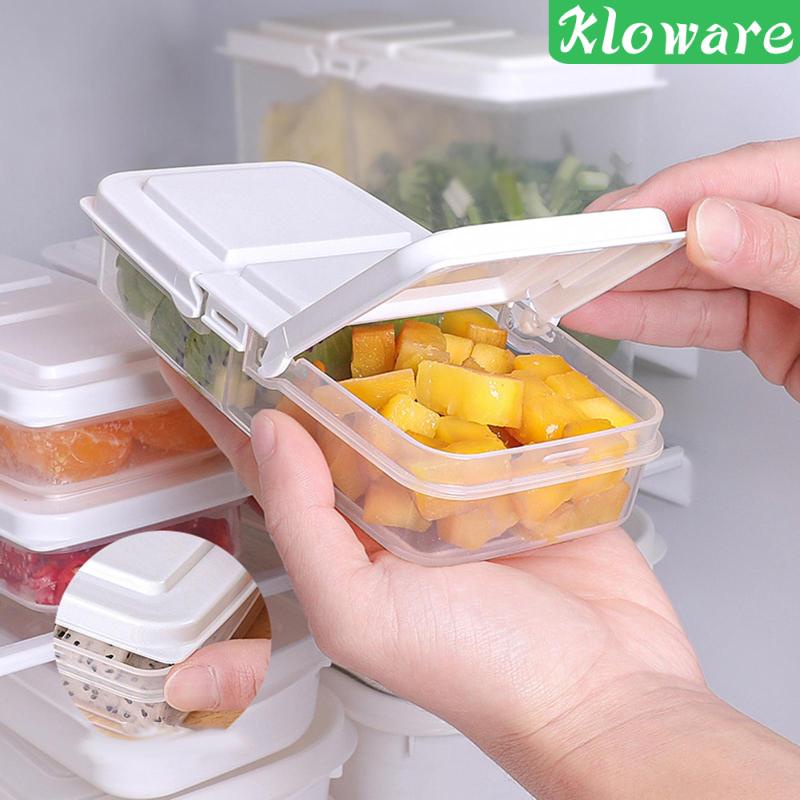 Hộp Đựng Đồ 2 Ngăn Cho Tủ Lạnh Nhà Bếp