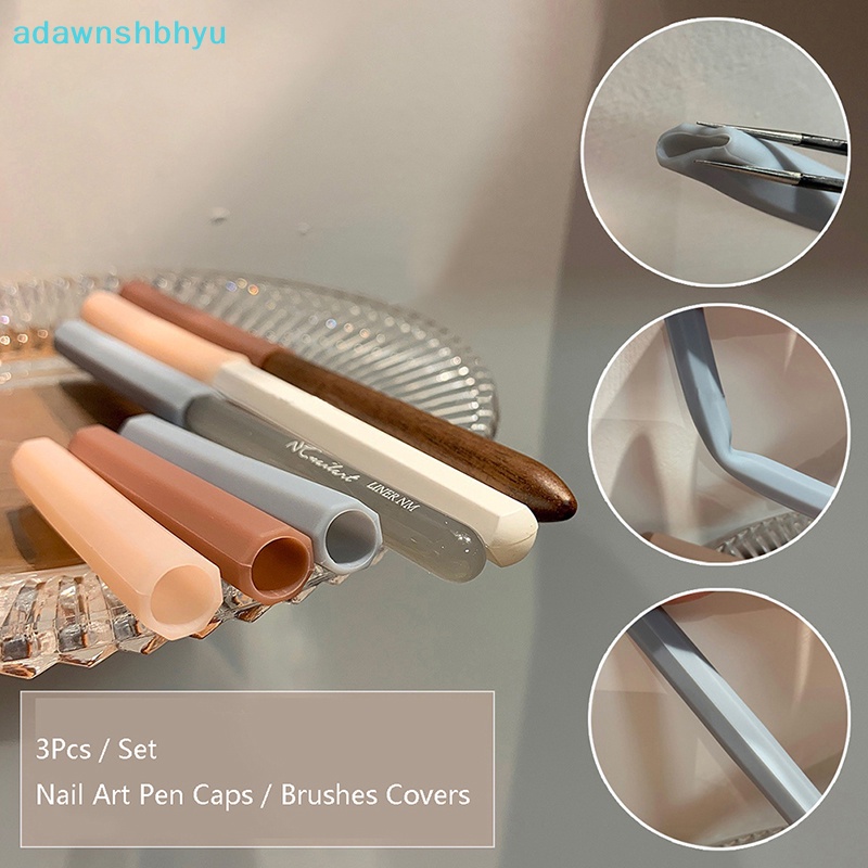 Set 3 Cọ Vẽ Trang Trí Móng Tay Chuyên Dụng Cho Salon