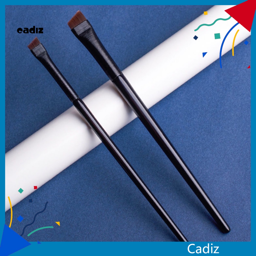 Set 2 Cọ Trang Điểm Lông Mềm Tay Cầm Bằng Gỗ Dùng Hàng Ngày Cho Nữ