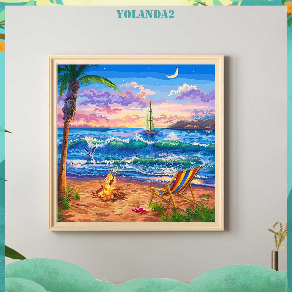 Tranh Đính Đá Kim Cương Toàn Bộ 5D DIY Hình Vẽ Nghệ Thuật Trang Trí Nhà Cửa