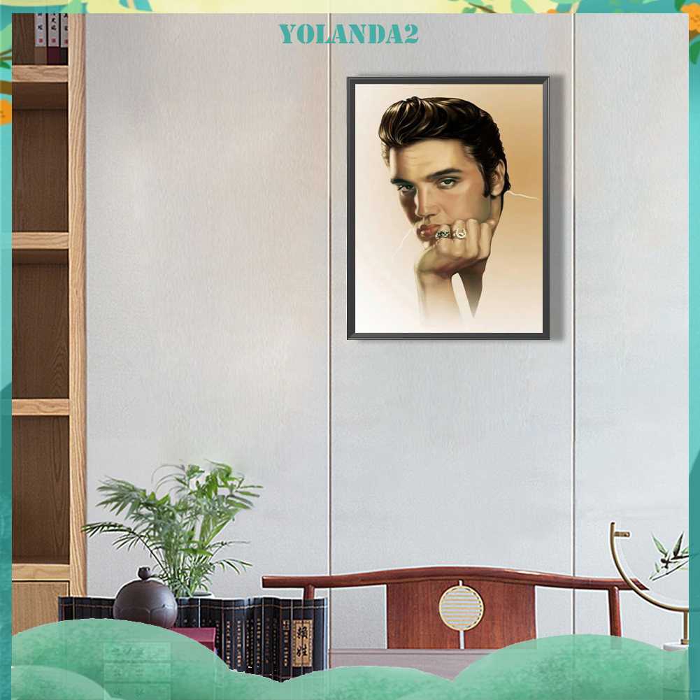 Tranh Đính Đá Kim Cương Toàn Bộ 5D DIY Hình Vẽ Presley