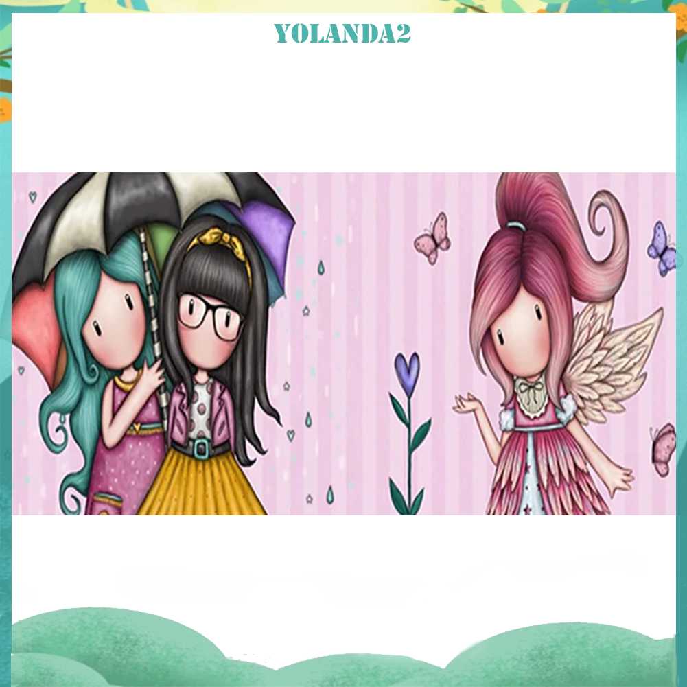 Tranh Đính Đá Kim Cương Toàn Bộ 5D DIY Hình Búp Bê