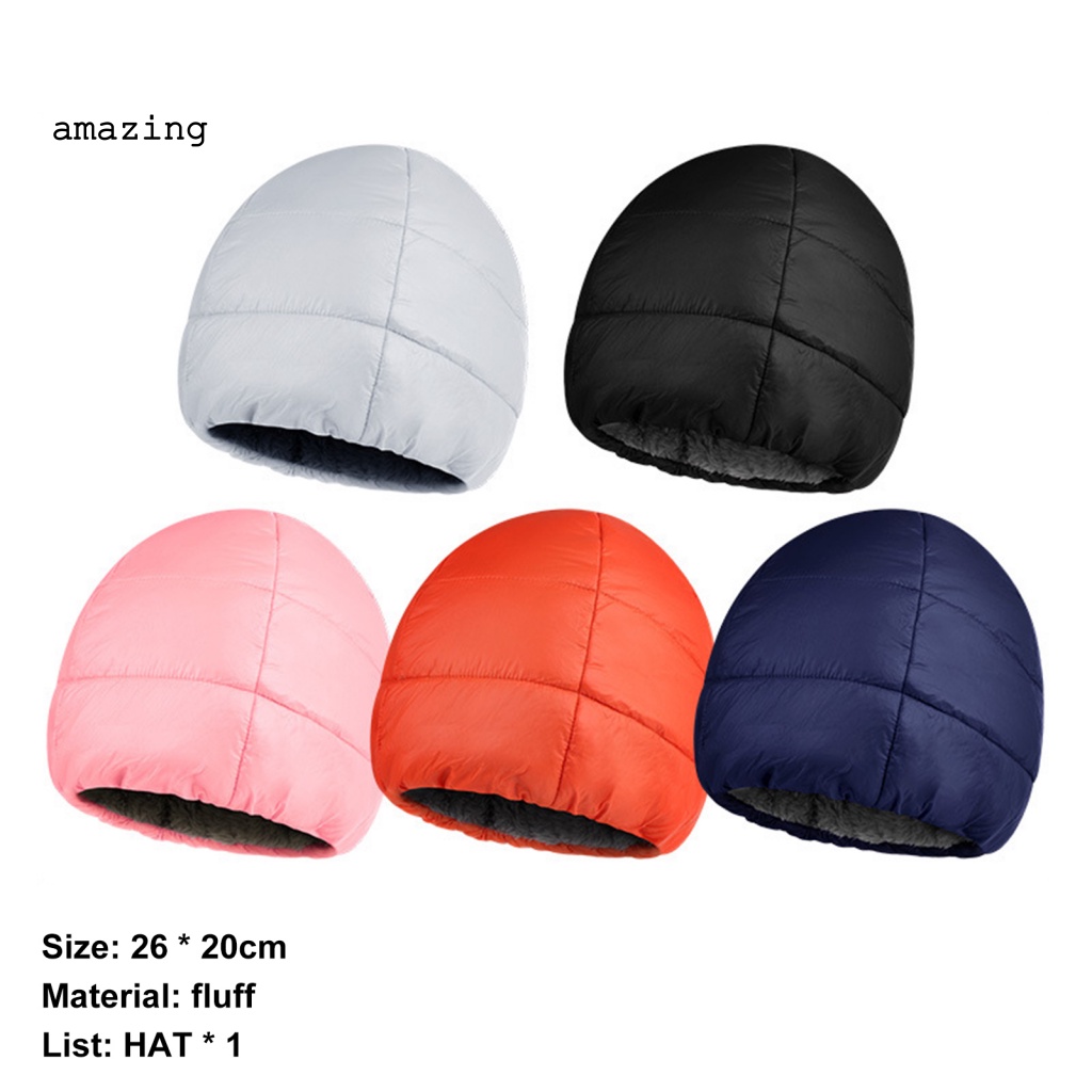 Mũ Đi Xe Đạp Unisex Bằng Vải Bông Chống Gió Co Giãn Thoải Mái Mặc Vào Mùa Đông