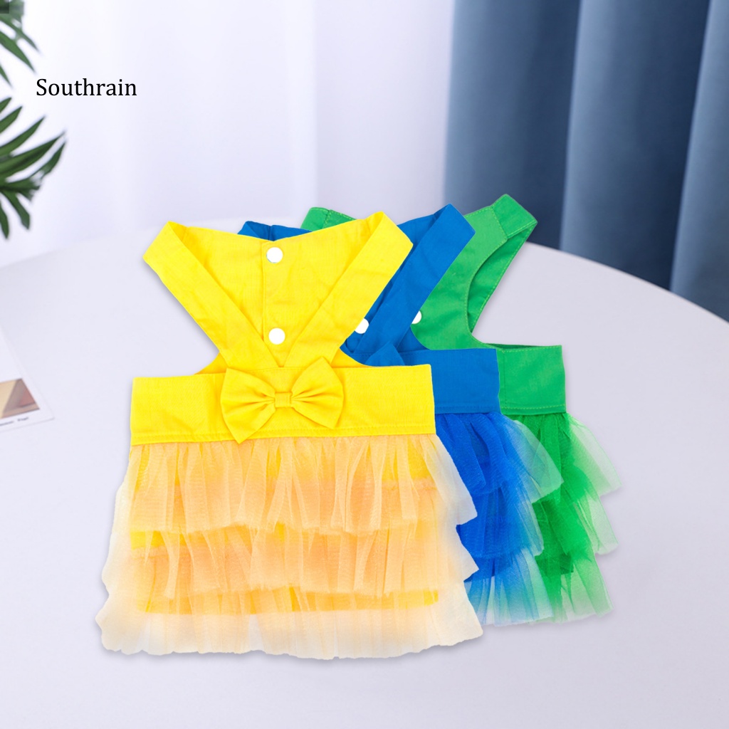 Đầm Tulle Không Tay Thoáng Khí Thời Trang Mùa Hè Cho Cún Cưng