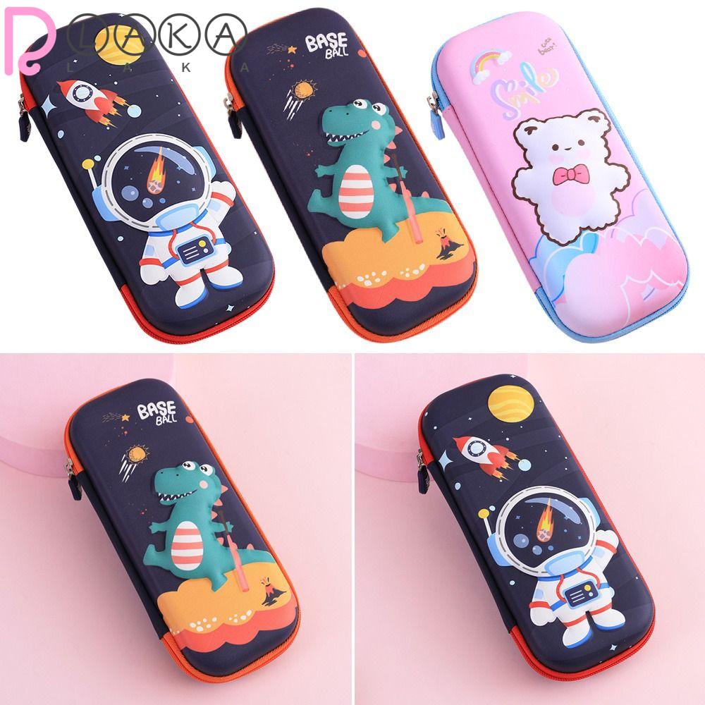 Túi Đựng Bút Đa Năng Cỡ Lớn In Hoạt Hình Dễ Thương