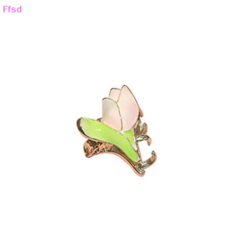 {Ffsd} Kẹp Tóc Hoa Tulip Hồng Thời Trang Cho Nữ * Bán Chạy