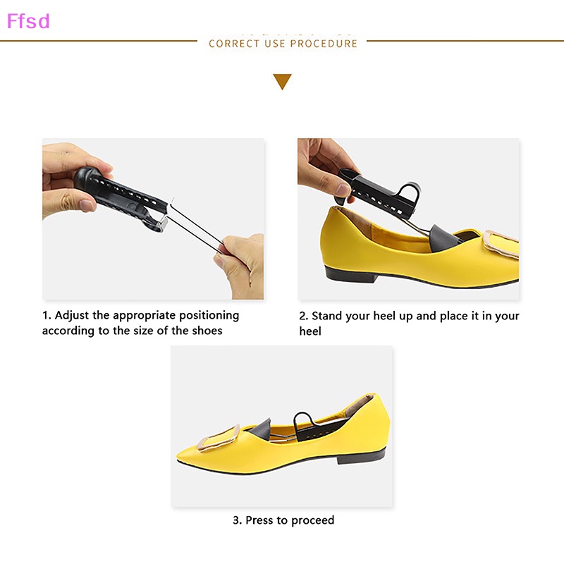 1 Cặp Dụng Cụ Nới Rộng Giày Chống Nhăn Có Thể Điều Chỉnh Cho Nam Nữ