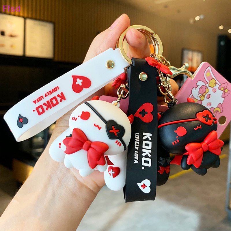 {Ffsd} Móc Chìa Khóa Xe Hơi Mặt Hình Thỏ Mặt Trăng Ngôi Sao Thời Trang Dễ Thương Hợp Xu Hướng Dành Cho Bạn Nữ * Bán Chạy