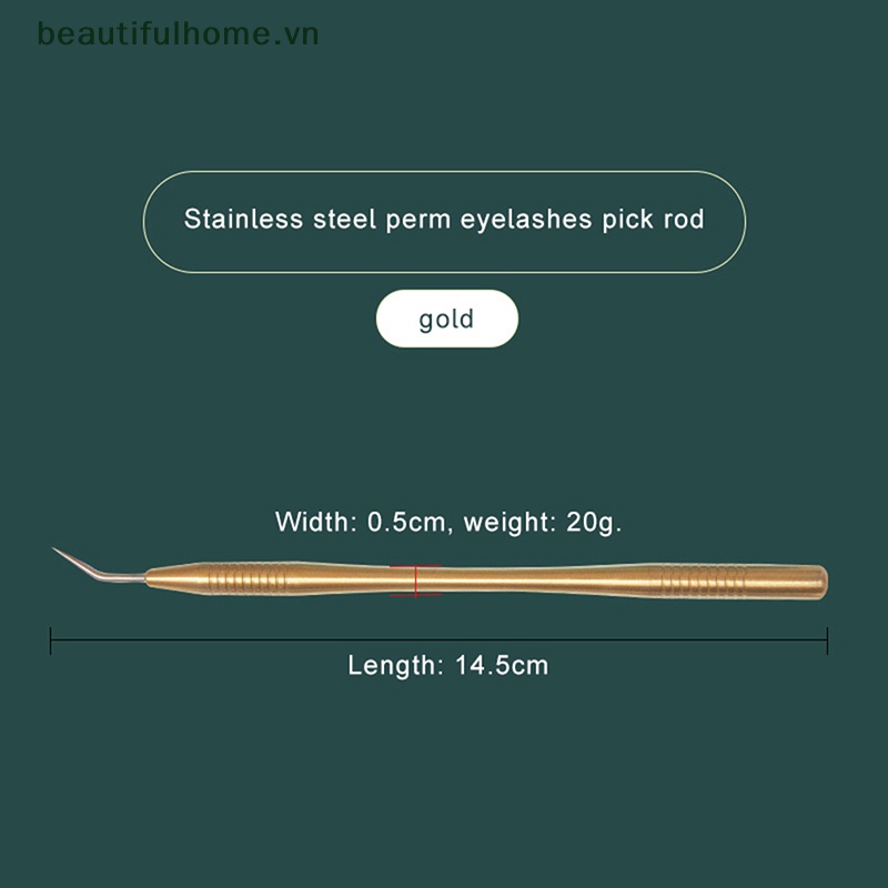 Que Vệ Sinh Lông Mi 2 Trong 1 Bằng Thép Không Gỉ