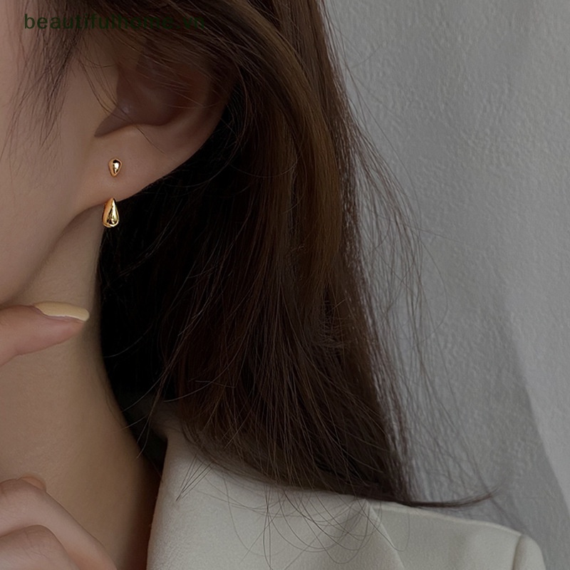 1 Đôi Bông Tai Hình Giọt Nước Thời Trang Mùa Hè Dành Cho Nữ