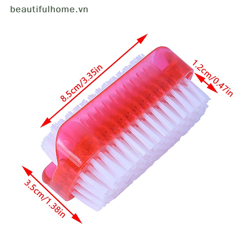 Cọ Quét Bụi Làm Sạch Móng Hai Mặt Mềm Mại Tiện Dụng