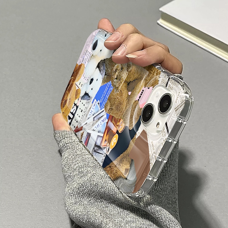 Ốp Điện Thoại TPU Mềm Trong Suốt Chống Sốc Cho IPhone 11 14 13 12 Pro Max XS Max X XR 7 + 8 Plus Sự Bảo Vệ