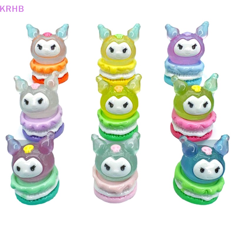 Krhb Set 5 Tượng Nhỏ Phát Sáng Trong Bóng Tối Trang Trí Tiểu Cảnh Craf Mới