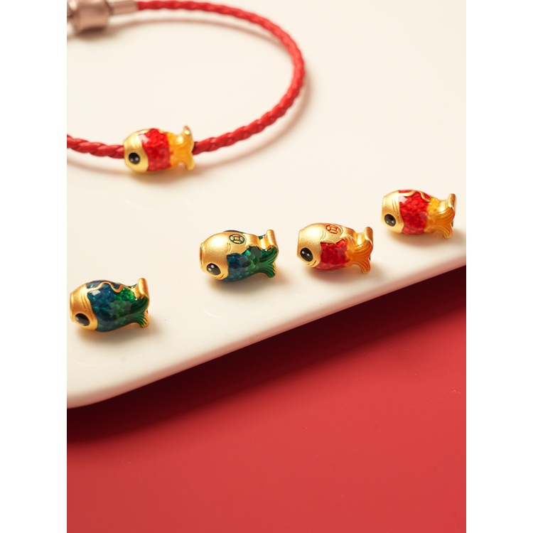 Hạt Xỏ Màu Vàng Cát Phụ Kiện Làm Trang Sức Thủ Công diy