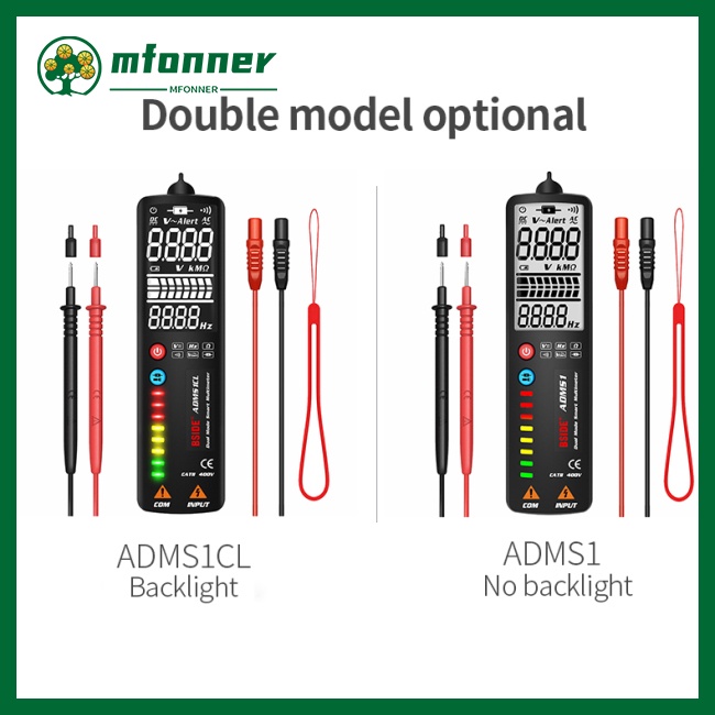 Vạn Năng Kế Mfonner Hai Chế Độ Adms1cl Màn Hình Lớn Thông Minh Với Điện Trở