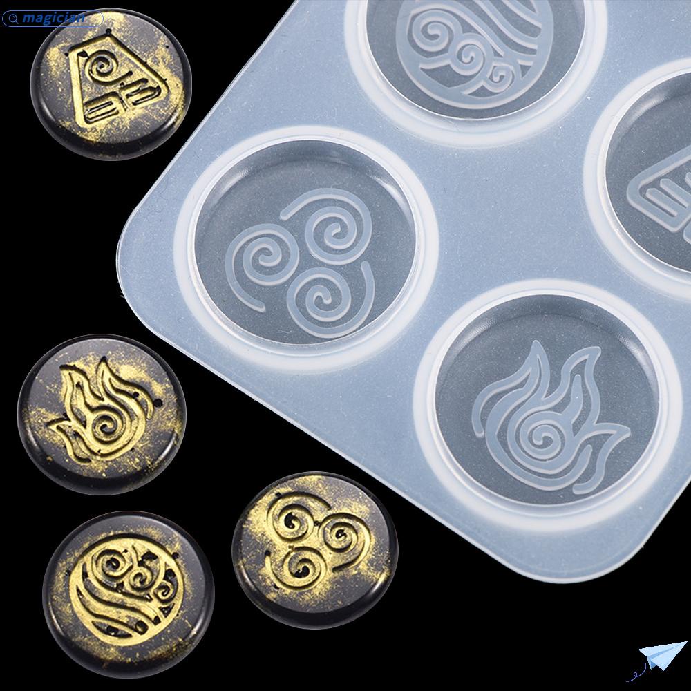 Khuôn Mặt Dây Chuyền Đĩa MAG Mới|Khuôn Silicon Trong Suốt Làm Đồ Thủ Công Tiện Dụng