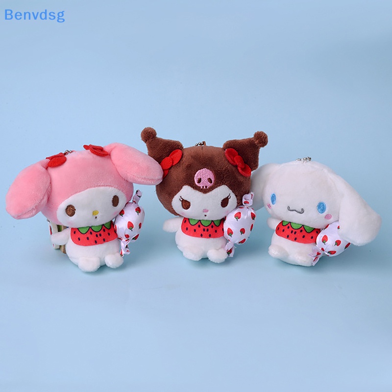 Móc Khóa Hình Sanrio Kuromi My Melody Cinnamoroll Nhồi Bông Dễ Thương