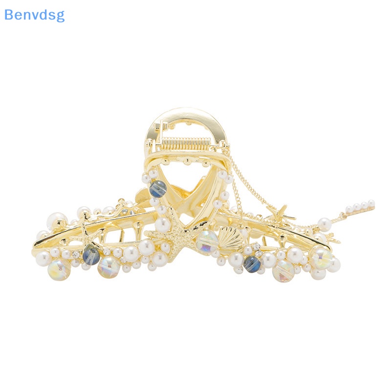 Kẹp Tóc Kim Loại Đính Ngọc Trai Thời Trang Cho Nữ