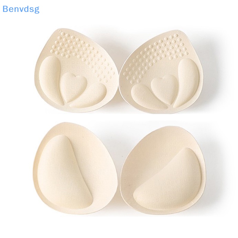 1 Cặp Miếng Đệm Ngực Thể Thao Bằng Latex Thoáng Khí 4cm / 6cm Có Thể Tháo Rời Cho Nữ