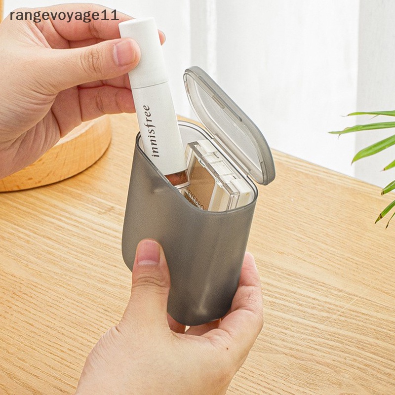 [Rangevoyage] Ins Hộp Đựng Dây Cáp Tai Nghe / Trang Sức / Son Môi Chống Bụi Nhỏ Gọn Dùng Khi Đi Du Lịch [vn]