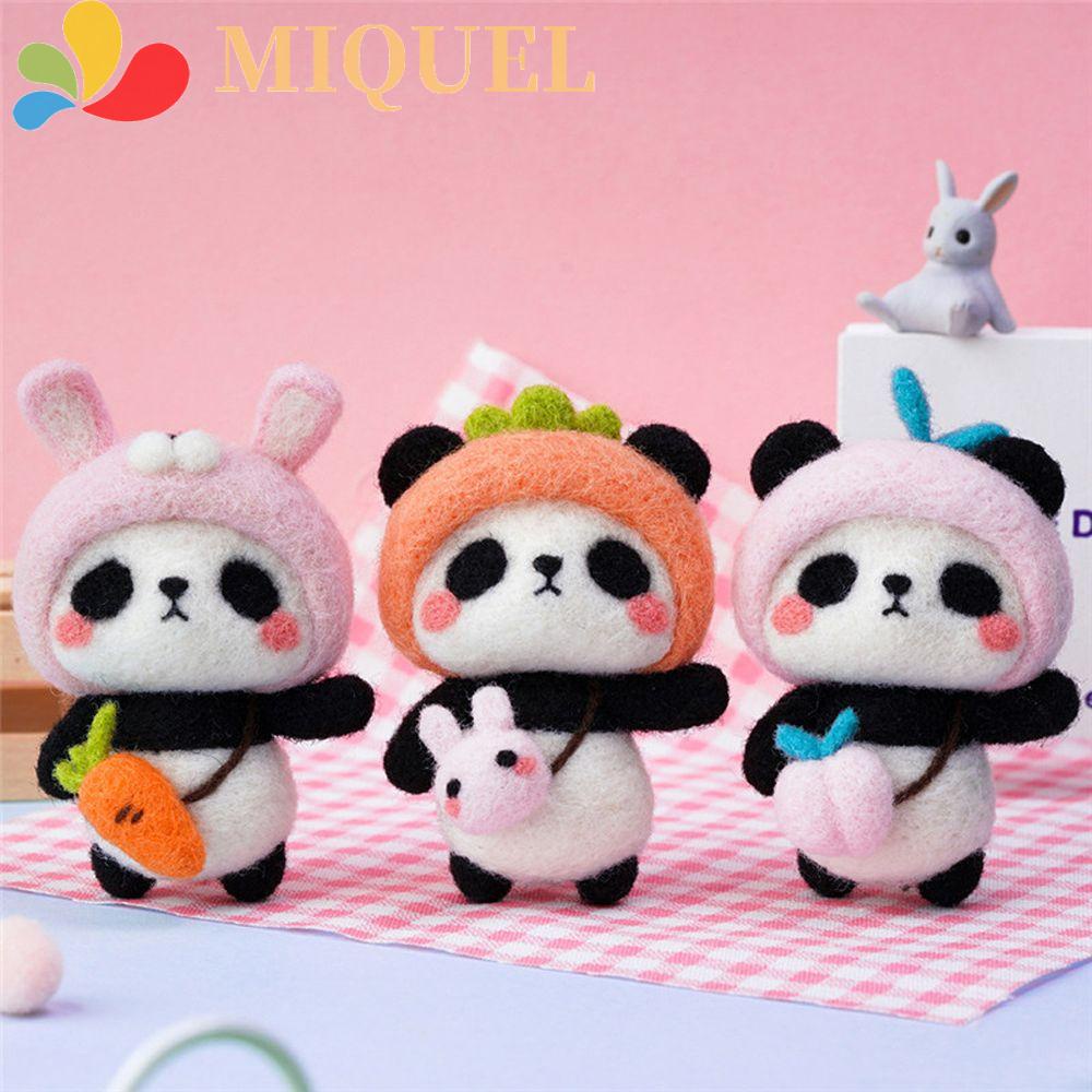 Móc Khóa Hình Búp Bê Hoạt Hình Bằng Len Không Cần Khoan