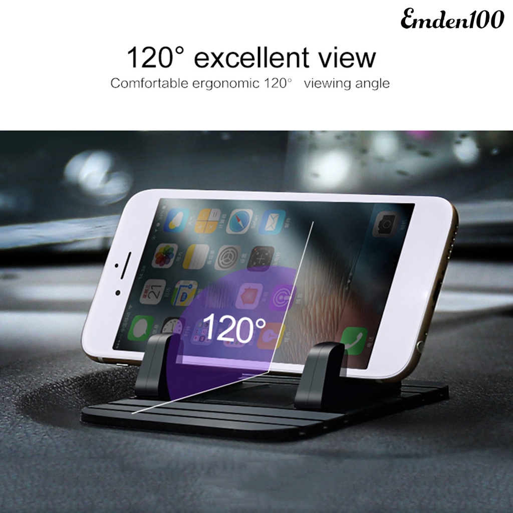 Giá Đỡ Điện Thoại Bằng Silicon Chống Trượt Gắn Bảng Điều Khiển Xe Hơi