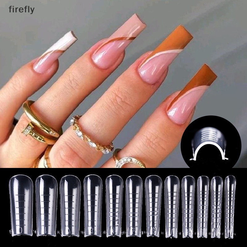 Set 60 Móng Tay Giả Hai Lớp Cho Xây Dựng DIY