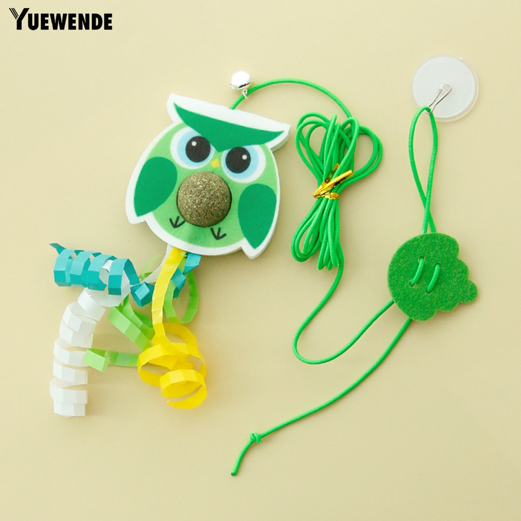 Đồ Chơi YQ.E Dạng Cốc Hút Có Độ Co Giãn Cao Vui Nhộn Treo Trong Nhà Cho Mèo Cưng