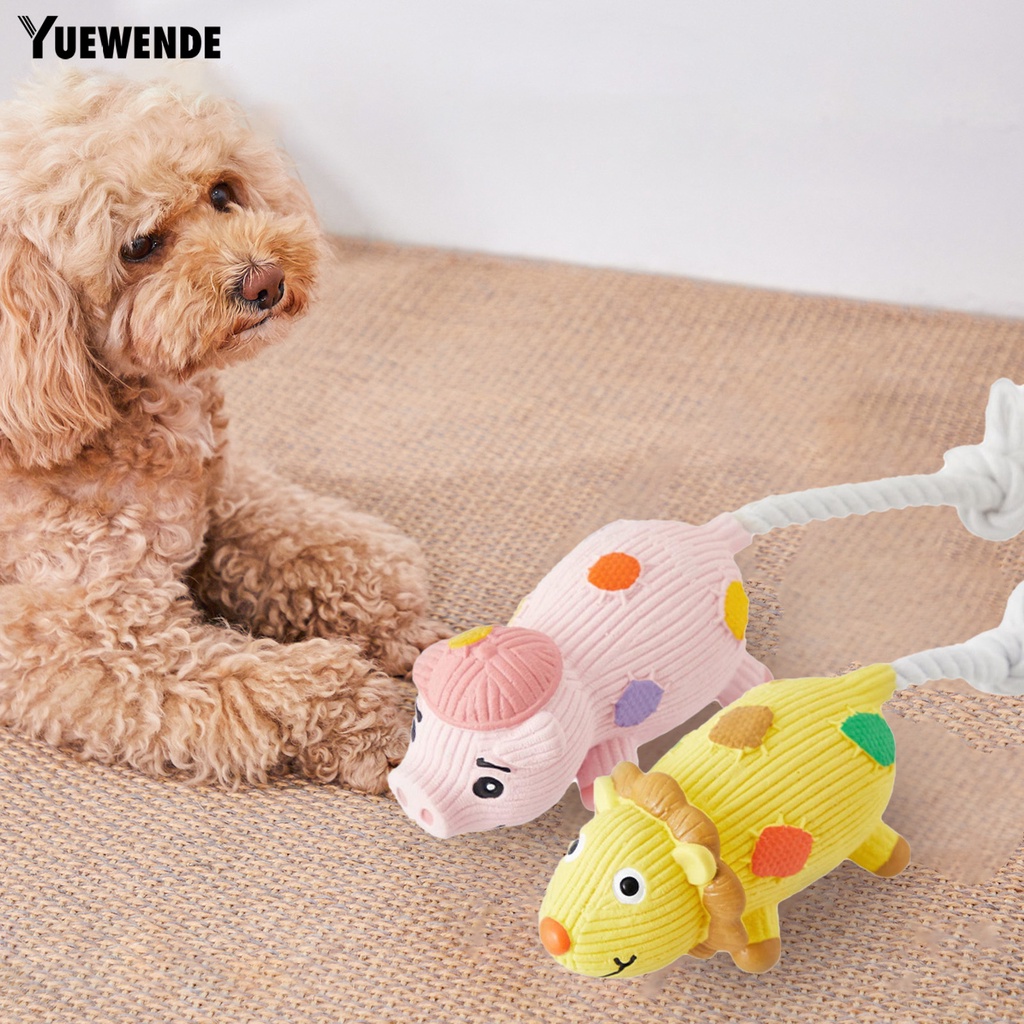 Đồ Chơi Gặm Chống Cắn An Toàn Hình Heo / Sư Tử Hoạt Hình Sáng Tạo Cho Thú Cưng YQ.E