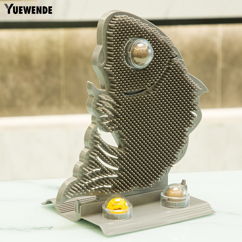 Yq.e 1 Bộ Đồ Chơi Cào Móng Bằng Nhựa Nhám Kích Thước Nhỏ Gọn Chống Mài Mòn Thiết Kế Hình Dạng Chuông Có Thể Tháo Rời Kèm Bóng Cà