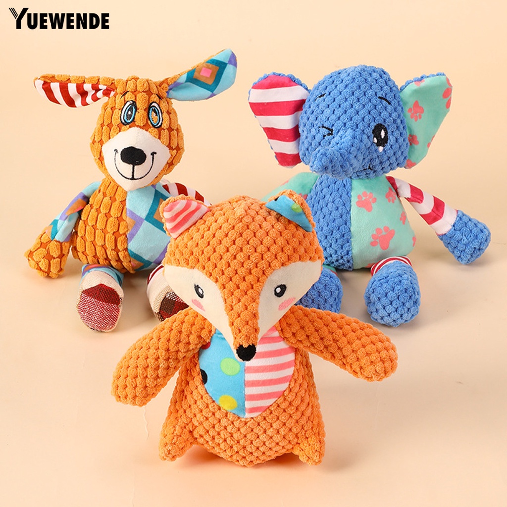 Yq.e Đồ Chơi Phát Ra Âm Thanh Hình Cáo Hoạt Hình Tinh Tế Chống Cắn Răng Cho Thú Cưng