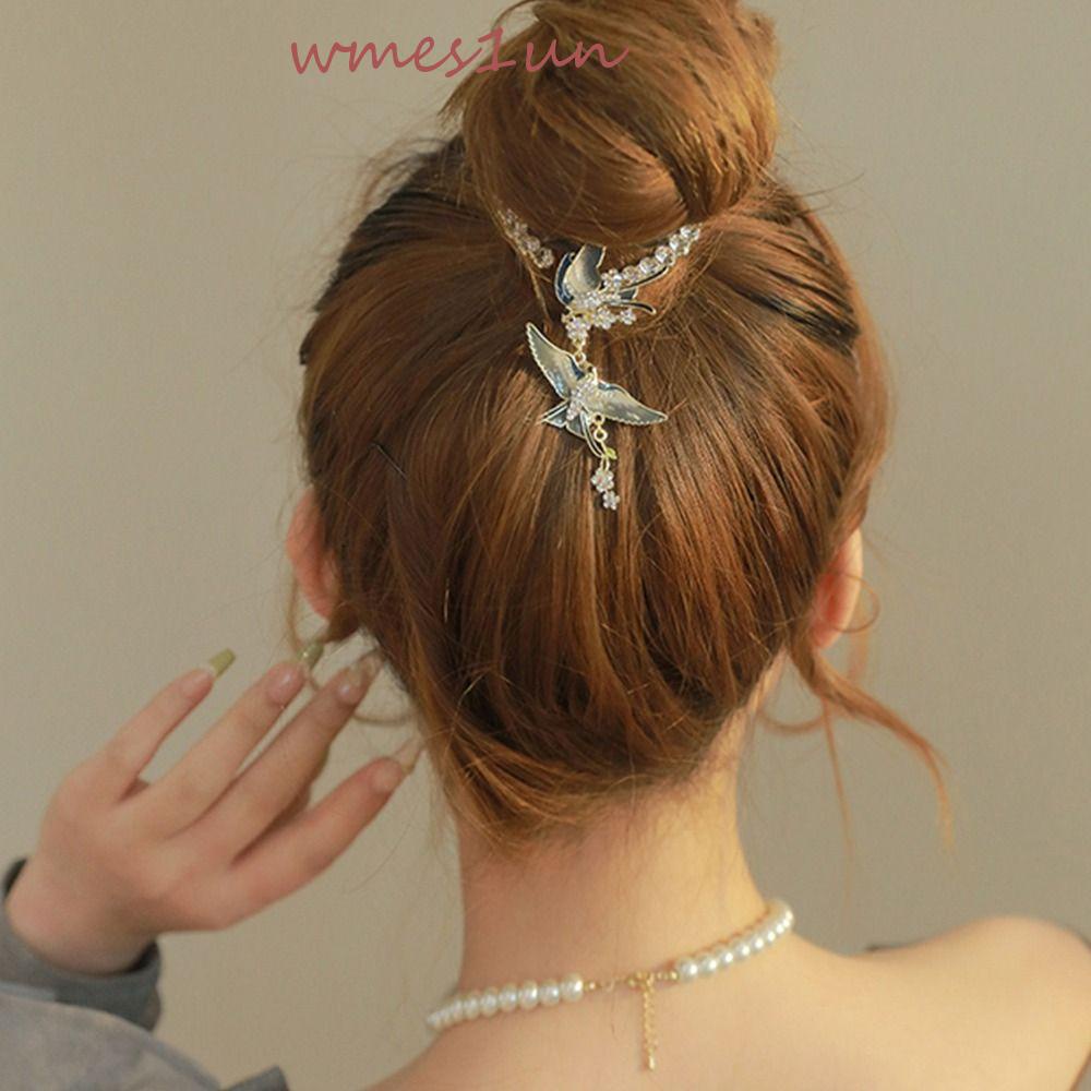 Kẹp Tóc Càng Cua Bằng Hợp Kim Phong Cách Hanfu Dành Cho Nữ WMES15H