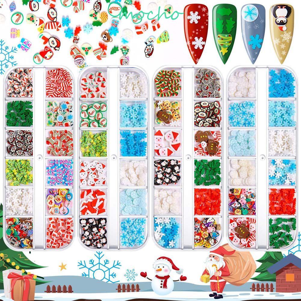 Phụ Kiện Trang Trí Móng Tay Nghệ Thuật DIY Chủ Đề Giáng Sinh Dành Cho Nữ