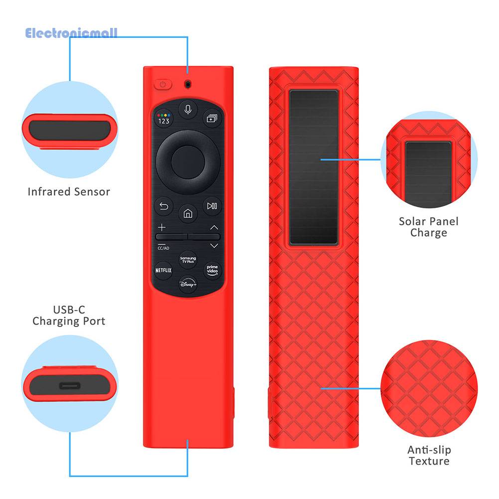 Vỏ Bọc Điều Khiển Từ Xa Bằng Silicon Mềm Chống Trượt Cho Samsung BN59 Series Mi TV Mall01.vn