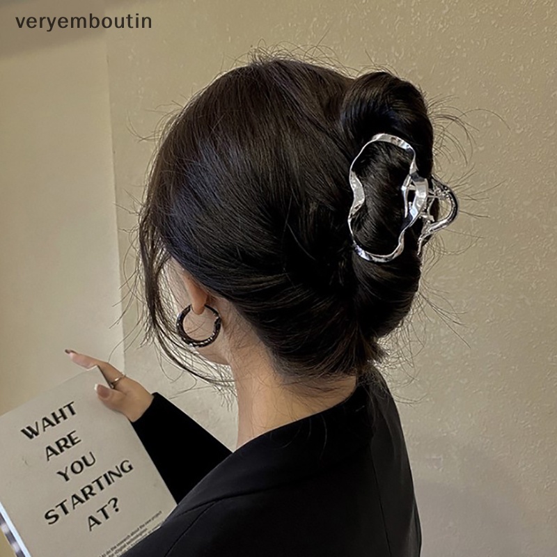 Kẹp Tóc Kim Loại Thời Trang Hàn Quốc Đơn Giản Dành Cho Nữ