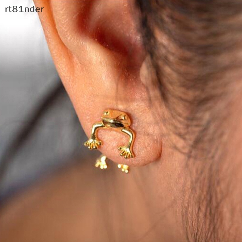 1 Đôi Bông Tai Hình Chú Ếch Phong Cách Gothic Thời Trang Cho Nữ Y2k