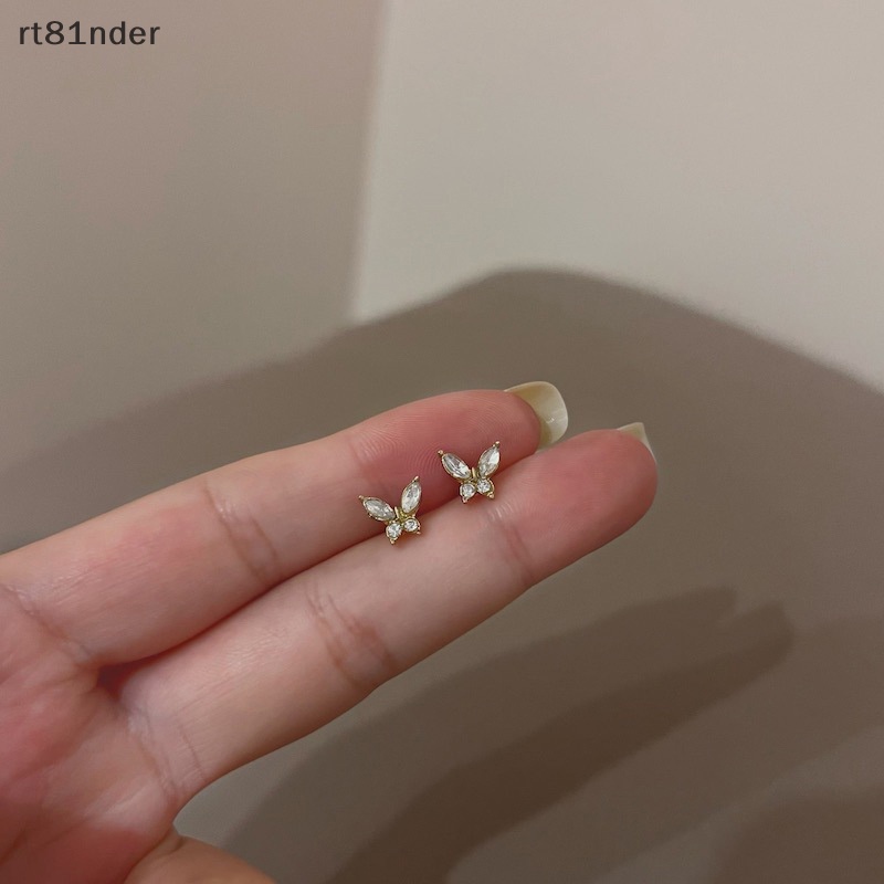 Rt Bông Tai Pha Lê Hình Bướm Thời Trang Dự Tiệc Cho Nữ