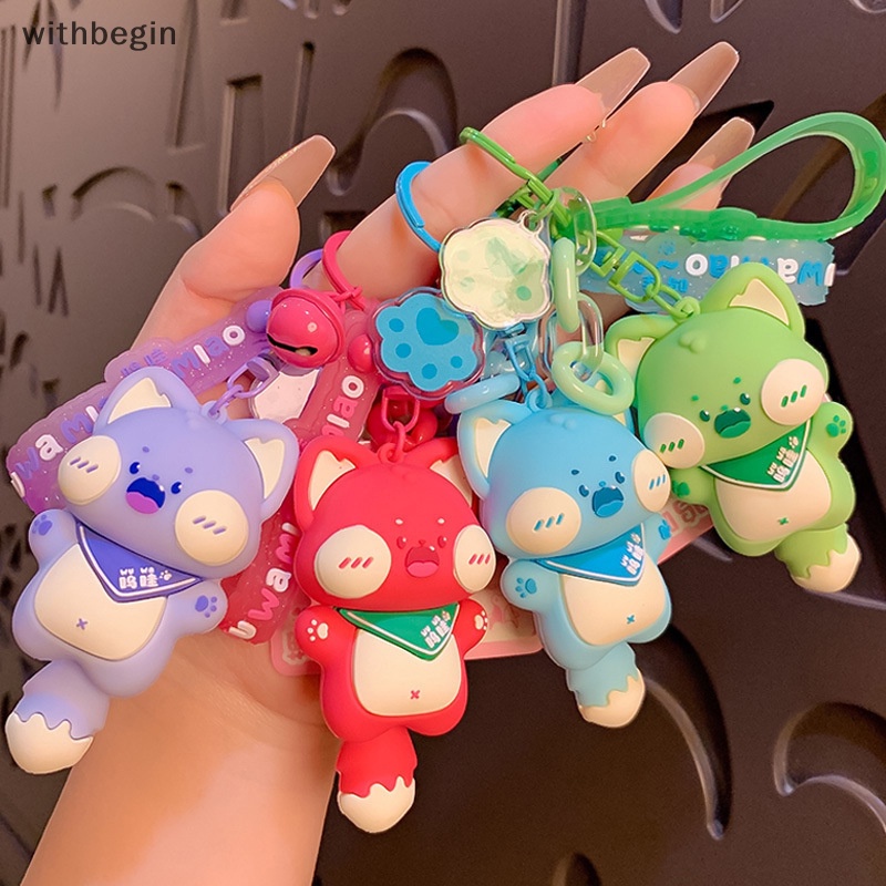 Móc Khóa Hình Mèo Bông Dễ Thương Đáng Yêu