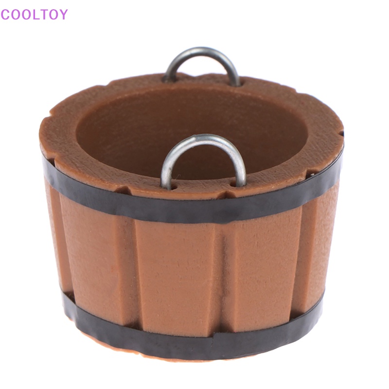 1 Xô Nhựa Mini Trang Trí Nhà Búp Bê DIY