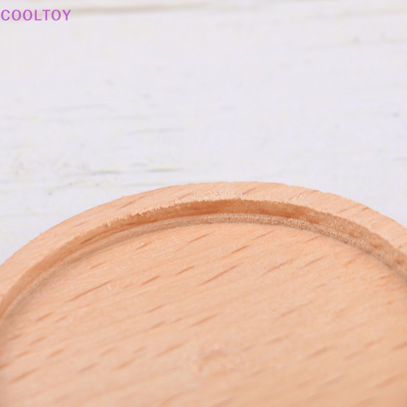 1 Khay Tròn Đựng Đồ Trang Trí Nhà Búp Bê 1: 12