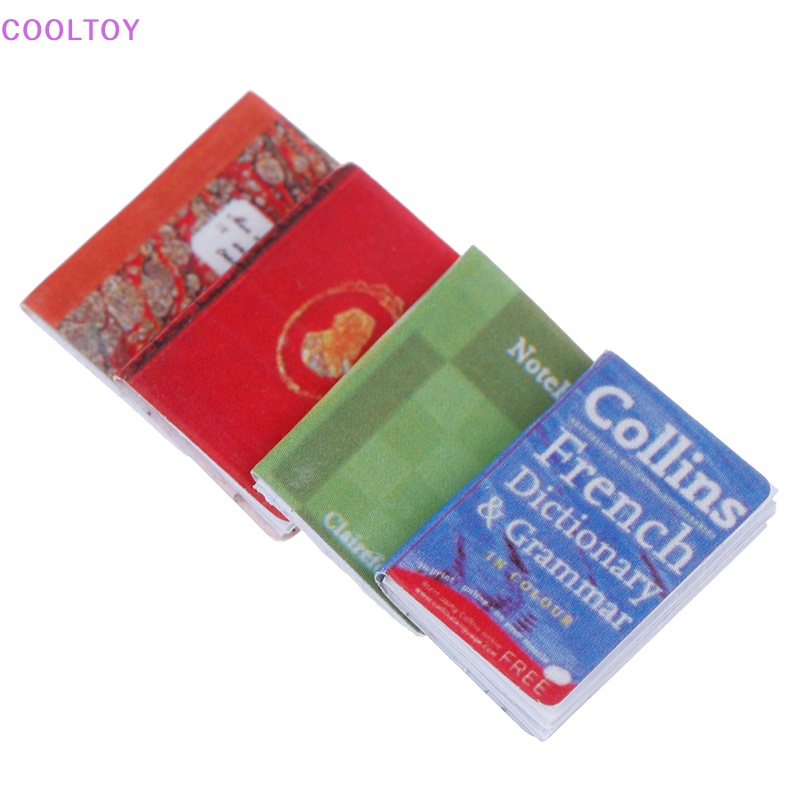 Cooltoy Set 4 Sổ Tay mini Trang Trí Nhà Búp Bê