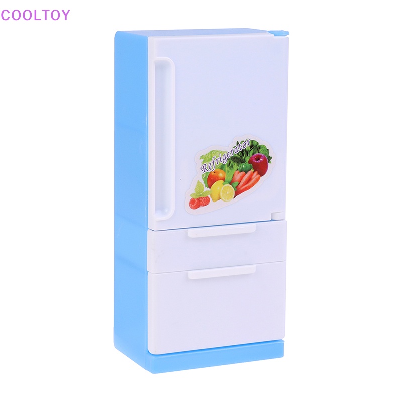 Tủ Lạnh Mini Đồ Chơi Cho Nhà Búp Bê Tỷ Lệ 1: 12