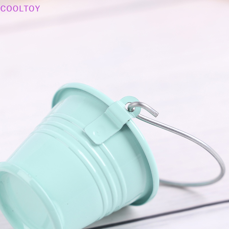 Cooltoy Xô Kim Loại Mini Trang Trí Nhà Búp Bê