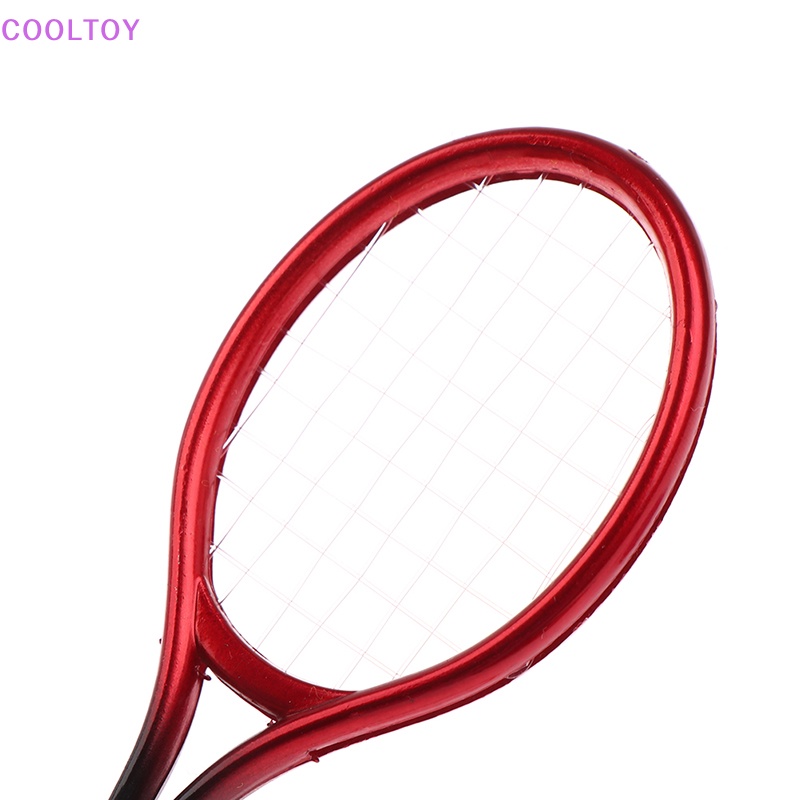 Cooltoy Bộ 4 Mô Hình Vợt tennis Đồ Chơi Cho Nhà Búp Bê