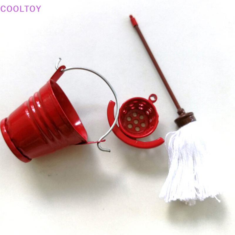 Cooltoy 1 Bộ Cây Lau Nhà Búp Bê Tỉ Lệ 1: 12