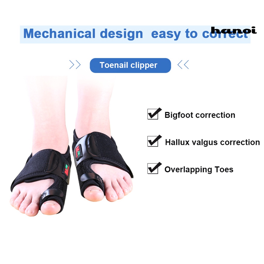 Vòng Đeo Tay Kiểu Dáng Đơn Giản Trẻ Trung♙1 Cặp Đai Nylon Mềm Chống Trượt I01 Bunion Bảo Vệ Chân