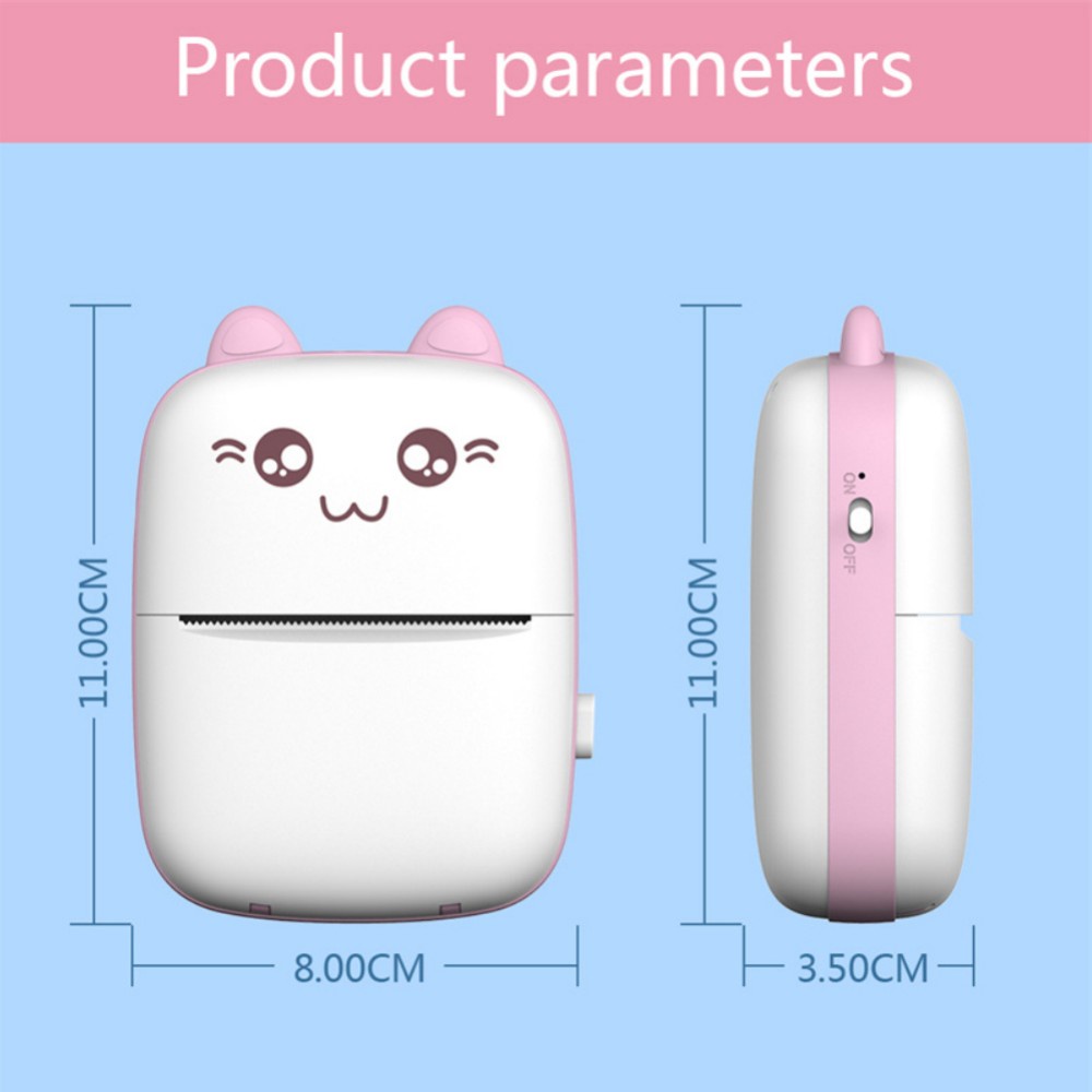 Máy In Câu Hỏi Sai 200dpi Máy In Nhãn Nhiệt Bluetooth Không Dây Công Cụ Tìm Kiếm Quay Phim Tự Dính Dành Cho Sinh Viên Lớp Học Văn Phòng Hộ Gia đình | Cici01