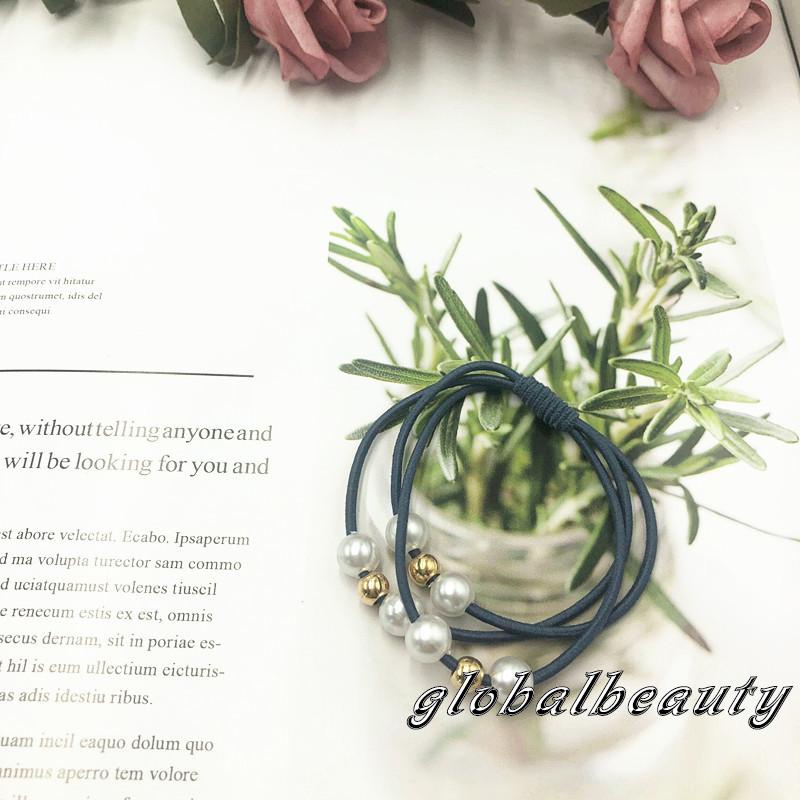 Dây Cột Tóc 3 Trong 1 Đính Ngọc Trai Giả Xinh Xắn Cho Nữ