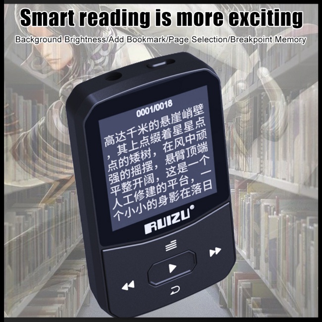 Máy Nghe Nhạc Mp3 Mp4 Zevaret Ruizu X52 Kết Nối Bluetooth Đa Năng